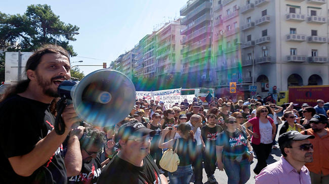 Θεσσαλονίκη: Στους δρόμους φοιτητές και εργαζόμενοι
