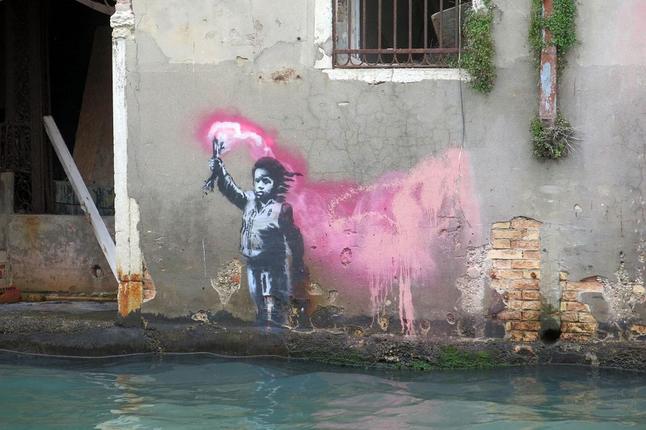 Ιταλία: Νέο γκράφιτι του Μπάνκσι ενδέχεται να βρέθηκε στη Βενετία