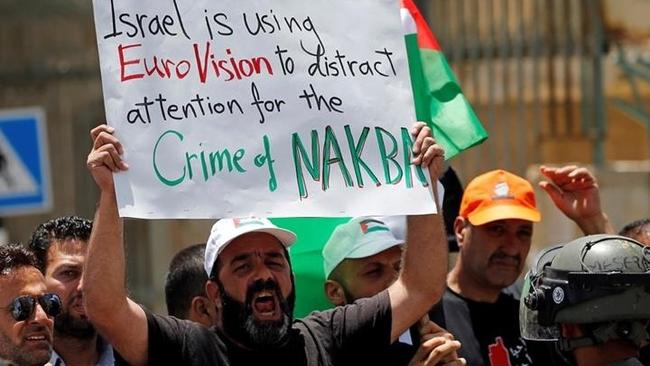 Χιλιάδες Παλαιστίνιοι διαδηλώνουν για την 71η επέτειο της "Καταστροφής" (Nakba)