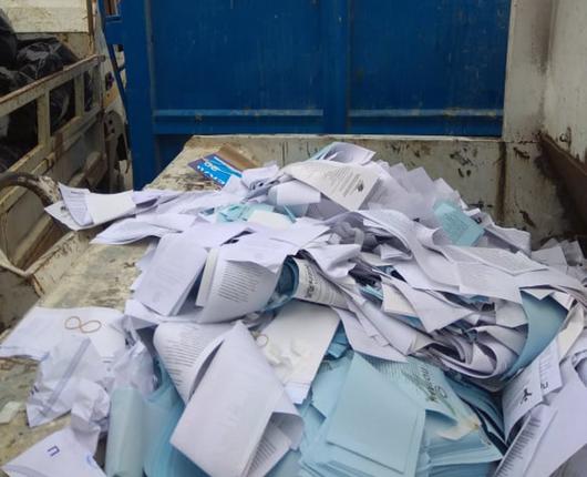 Ο Δήμος Παύλου Μελά ανακύκλωσε τέσσερις τόνους εκλογικού υλικού (Φώτο)