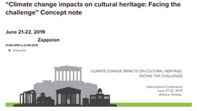 Διεθνής Διάσκεψη στην Αθήνα για τις επιπτώσεις της κλιματικής αλλαγής στην πολιτιστική κληρονομιά