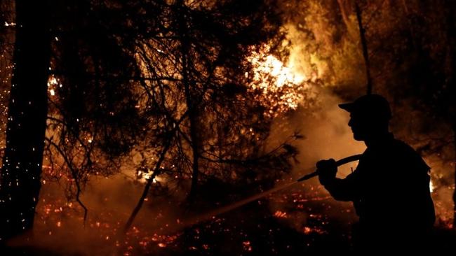 Ολονύχτια μάχη με τις φλόγες στην Εύβοια - Σώθηκαν τα τέσσερα χωριά