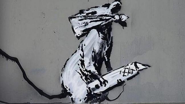 Έκλεψαν έργο του Banksy στο Παρίσι