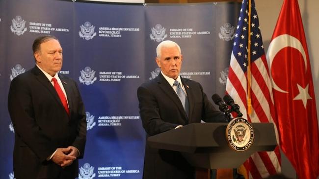 Συμφωνία Ουάσινγκτον-Άγκυρας για εκεχειρία στη Συρία ανακοίνωσε ο Αμερικανός αντιπρόεδρος Πενς