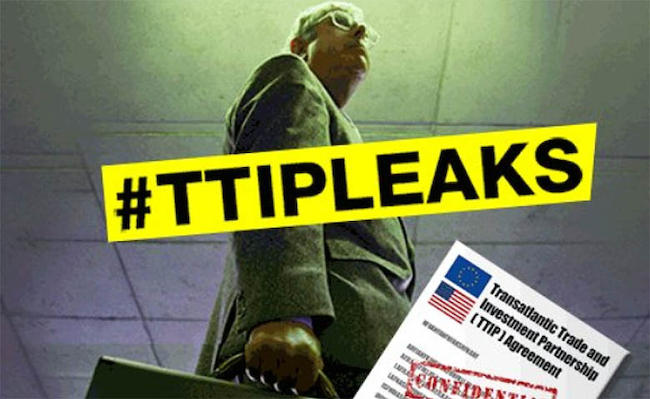 #TTIPLEAK: Στο φως τα μυστικά έγγραφα - Τεράστια μεταβίβαση δημοκρατικής εξουσίας στις επιχειρήσεις