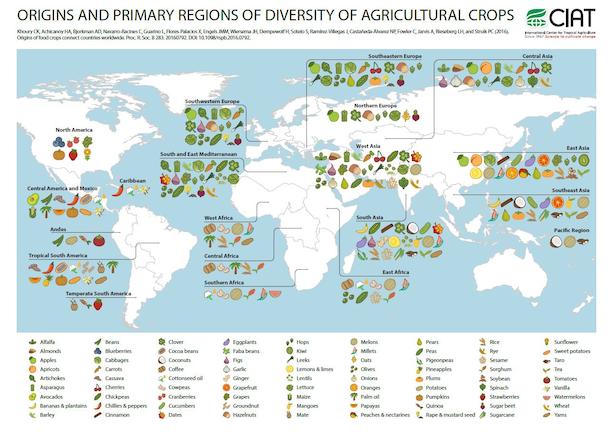 Διαδραστικός χάρτης: Από πού κατάγονται οι τροφές που τρώμε;