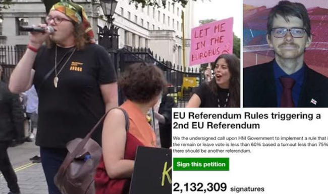 Σχεδόν 3 εκατομμμύρια υπογραφές - Ζητούν νέο δημοψήφισμα στη Βρετανία!