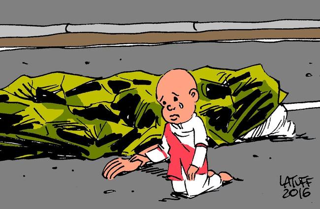 Το σπαρακτικό σκίτσο του Carlos Latuff για το μακελειό στη Γαλλία