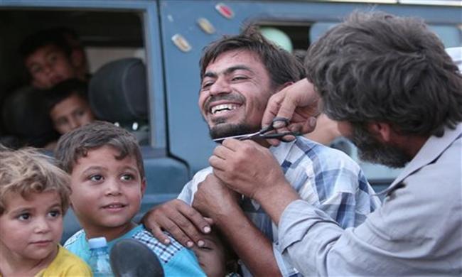 Συρία: Δείτε πως γιορτάζουν την απελεύθερωση του Μάνμπιτζ από τον ISIS