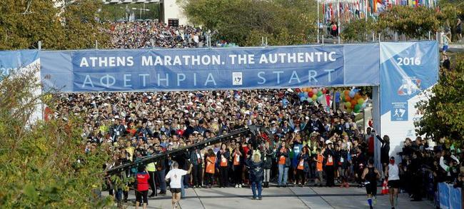 34ος Μαραθώνιος της Αθήνας: Ρεκόρ συμετοχών [ΦΩΤΟ]