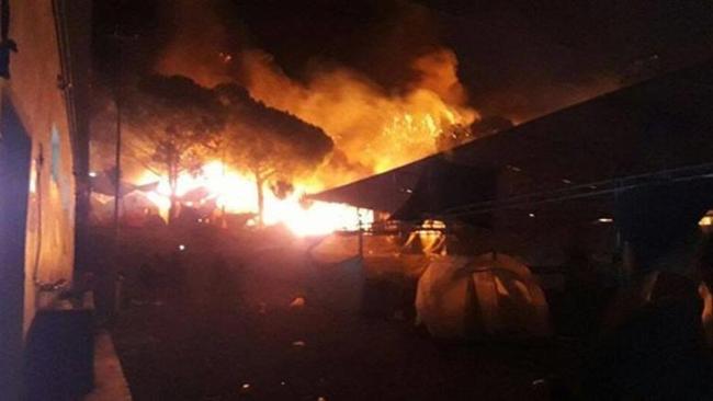 Έκρηξη στο hot spot στη Μόρια: Δύο νεκροί και τραυματίες
