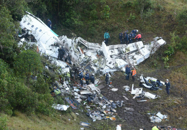 Συντριβή αεροσκάφους στην Κολομβία - 76 νεκροί, έξι διασωθέντες