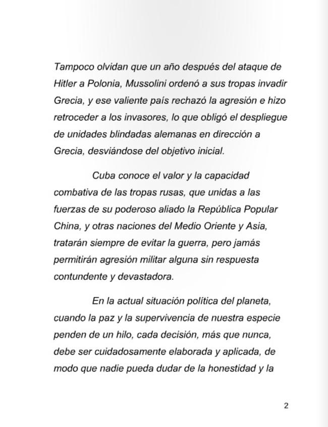 Η συγχαρητήρια επιστολή του Φιντέλ Κάστρο στον Τσίπρα για το ΟΧΙ στο δημοψήφισμα