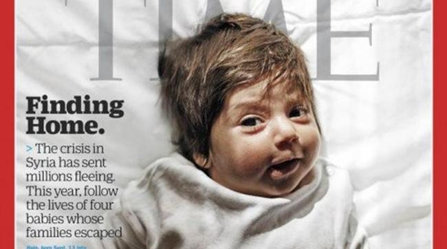 Τέσσερα μωρά χωρίς πατρίδα στο εξώφυλλο του επετειακού TIME