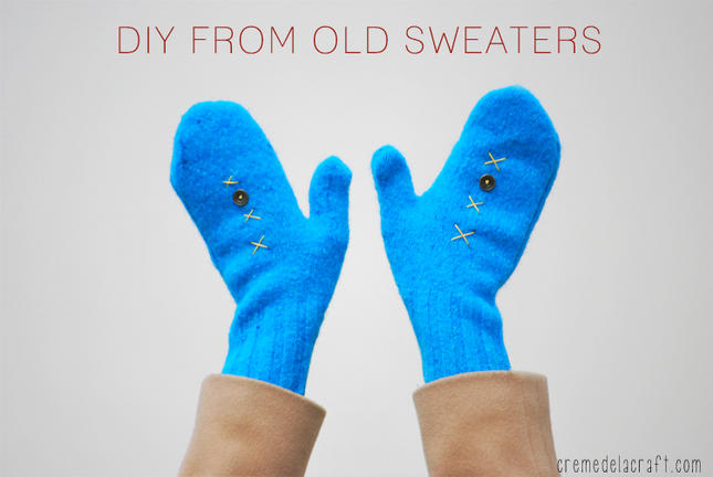 Πώς θα φτιάξετε εύκολα γάντια από το παλιό σας πουλόβερ [ΒΙΝΤΕΟ]