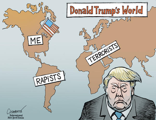 Αυτά τα σκίτσα για τον Ντόναλντ Τραμπ μιλούν από μόνα τους