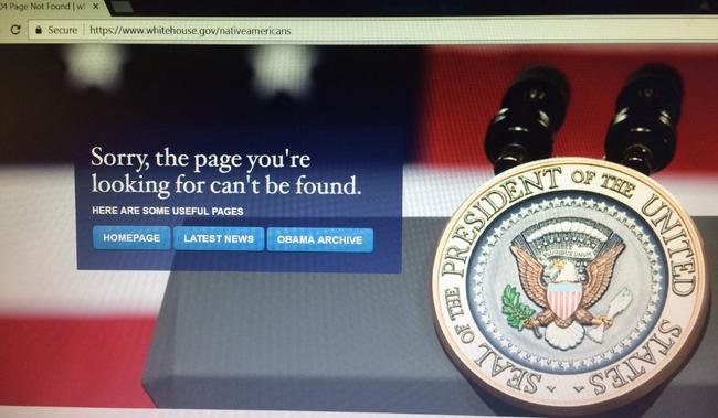 "Συγγνώμη, η σελίδα που αναζητείτε δεν υπάρχει" - Όλα όσα εξαφανίστηκαν από την ιστοσελίδα του Λευκού Οίκου