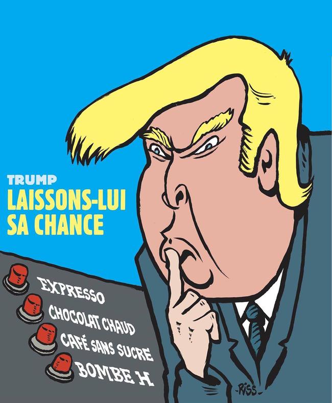 Το σκίτσο του Charlie Hebdo για τον Ντόναλντ Τραμπ