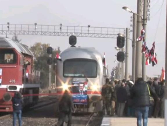 Μετά από 4 χρόνια, το πρώτο τρένο σφύριξε ξανά στο Χαλέπι [ΒΙΝΤΕΟ]