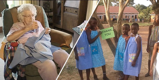 Δείτε με ποιο τρόπο αυτή η 99χρονη γιαγιά βοηθάει τα παιδιά της Αφρικής