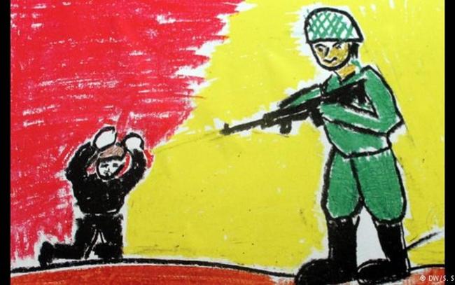 "Τα παιδιά ζωγραφίζουν την προσφυγιά"