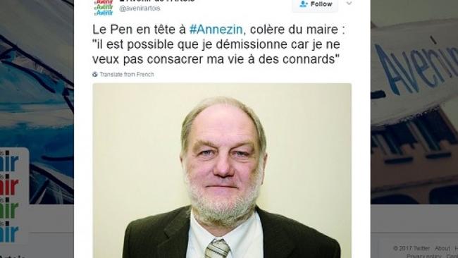 "Είναι καταστροφή, μπορεί να παραιτηθώ", δηλώνει ο δήμαρχος της Ανεζίν για τη Λεπέν