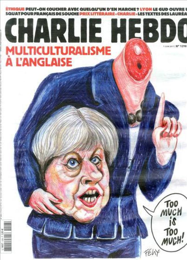 Το εξώφυλλο του Charlie Hebdo για τις βρετανικές εκλογές που προκάλεσε αντιδράσεις