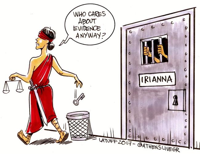 Το σκίτσο του Carlos Latuff για την Ηριάννα