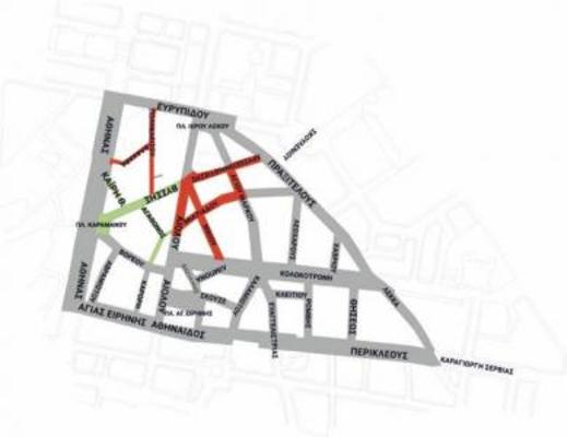 Τέσσερις νέοι πεζόδρομοι στο Εμπορικό Τρίγωνο της Αθήνας - Τι αλλάζει για τα οχήματα