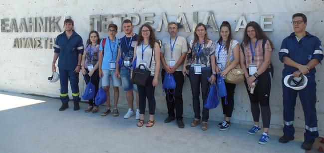 Επίσκεψη στην ΕΛ.ΠΕ από τις νικήτριες ομάδες του Πανελλήνιου Μαθητικού Διαγωνισμού Φυσικών Επιστημών