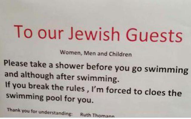 Η ρατσιστική ανακοίνωση ξενοδοχείου για τους Εβραίους πελάτες του