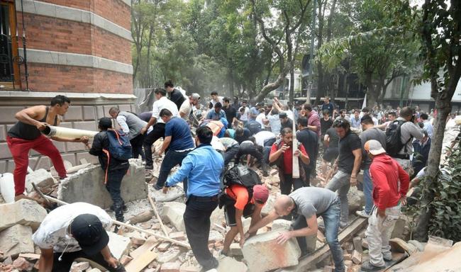 Ισχυρός σεισμός 7,1 στο Μεξικό - Εκατοντάδες νεκροί [ΒΙΝΤΕΟ]