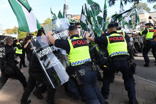 Σουηδία: Επεισόδια στο Γκέτεμποργκ σε πορεία της ναζιστικής οργάνωσης NMR