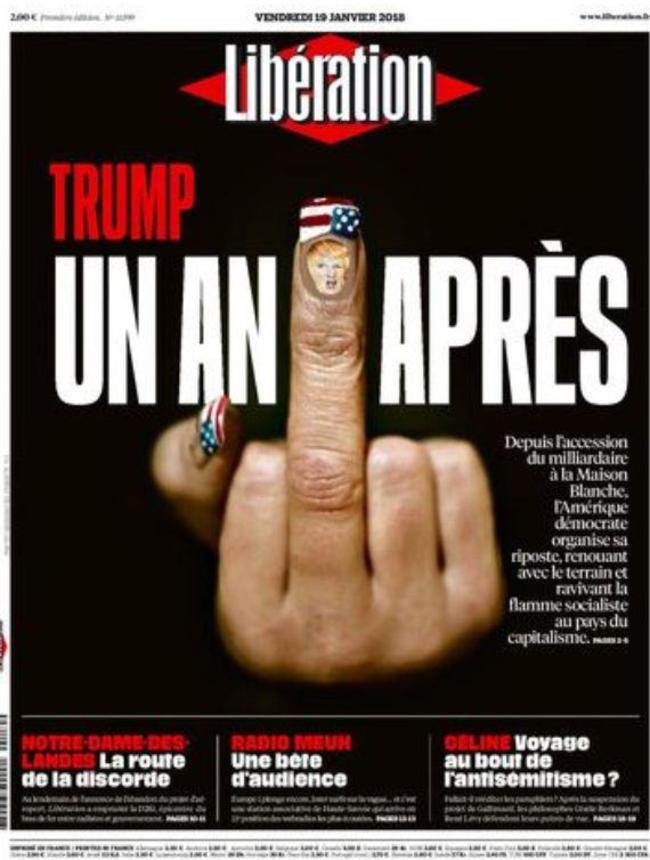 Η Liberation "βάζει δάχτυλο" στον Τραμπ