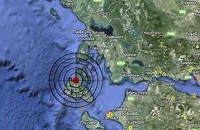 Σεισμός 4,8 ρίχτερ νότια της Κεφαλονιάς