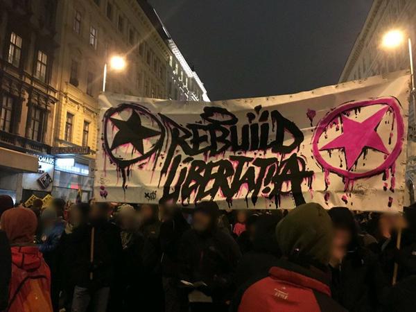 Πορεία αλληλεγγύης στην κατάληψη Libertatia
