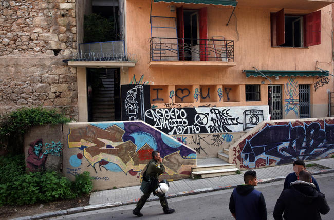 Αστυνομική επιχείρηση κατά καταλήψεων στην Αθήνα