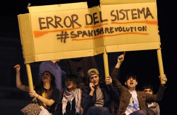 Ισπανία: Αγανακτισμένοι στο Ευρωκοινοβούλιο!