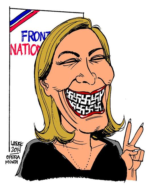 Ο Carlos Latuff σκιτσάρει τη Λεπέν