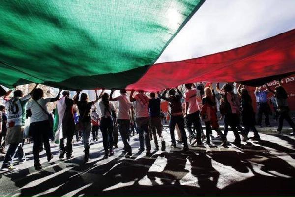 Μεγάλες διαδηλώσεις σε όλο τον κόσμο για την ειρήνη στην Παλαιστίνη (φωτο)