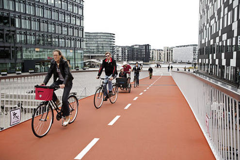 Ο νέος εντυπωσιακός υπέργειος ποδηλατόδρομος της Κοπεγχάγης! (εικόνες - βίντεο)