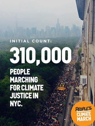310.000 πολίτες στην μεγαλύτερη διαδήλωση για το κλίμα στην Νέα Υόρκη - Πορείες διαμαρτυρίας σε 159 χώρες