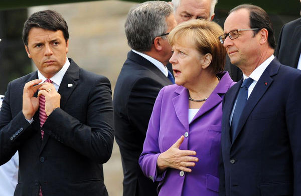 «Γαλλία – Ιταλία – Συμμαχία» ενάντια στη λιτότητα του Βερολίνου