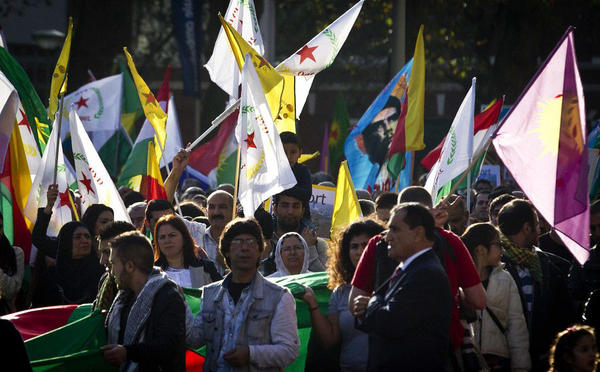 Συγκεντρώσεις αλληλεγγύης στους Κούρδους του Κομπάνι