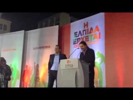ΒΙΝΤΕΟ: Ο Πάμπλο Ιγκλέσιας του Podemos μιλάει ελληνικά: "Η ελπίδα έρχεται"!