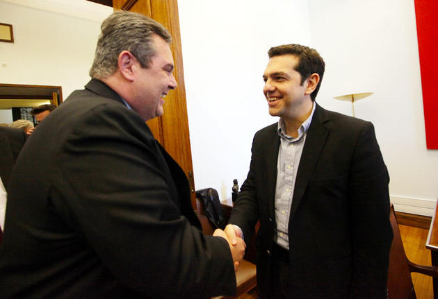 Κυβέρνηση σχηματίζουν ΣΥΡΙΖΑ - Ανεξάρτητοι Έλληνες
