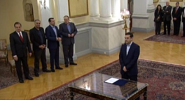 Αλέξης Τσίπρας: Ορκίστηκε Πρωθυπουργός (βίντεο)