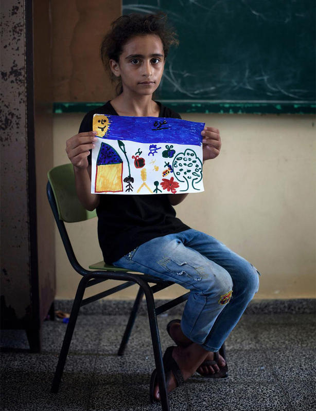Τα παιδιά στην Γάζα ζωγραφίζουν το μέλλον τους (εικόνες)