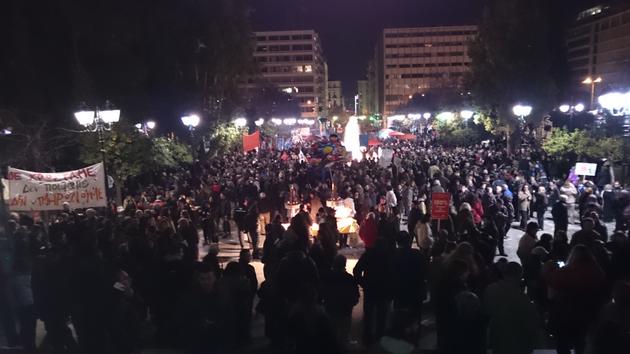 Συλλαλητήρια κατά της λιτότητας αυτή την ώρα σε Αθήνα και Θεσσαλονίκη