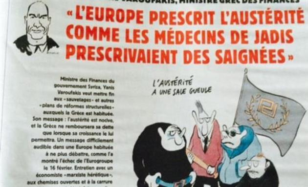 Σόιμπλε: Συμφωνία τέλος εάν την παραβιάσει η Αθήνα - ενοχλημένος από τις δηλώσεις του Γιάνη Βαρουφάκη στη σατιρική εφημερίδα «Charlie Hebdo»